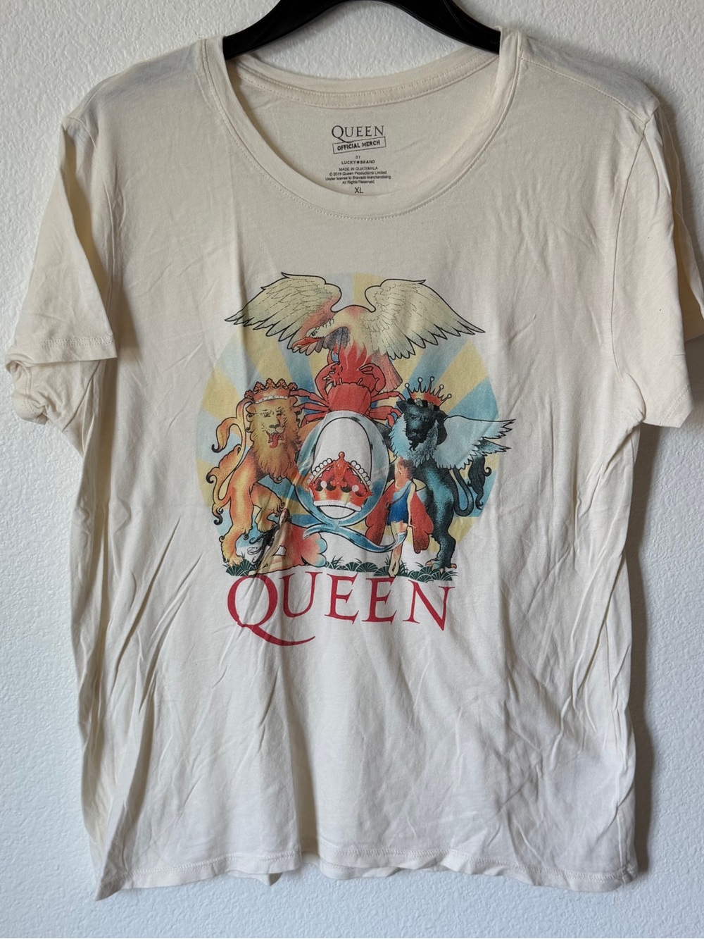 Lucky Brand Queen Emblem Graphic Tee